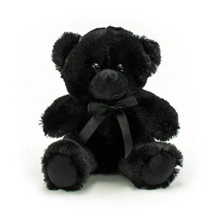 Черно плюшевая. Чёрный медведь игрушка. Чёрный плюшевый медведь. Мягкая игрушка «мишка». Черная мягкая игрушка.