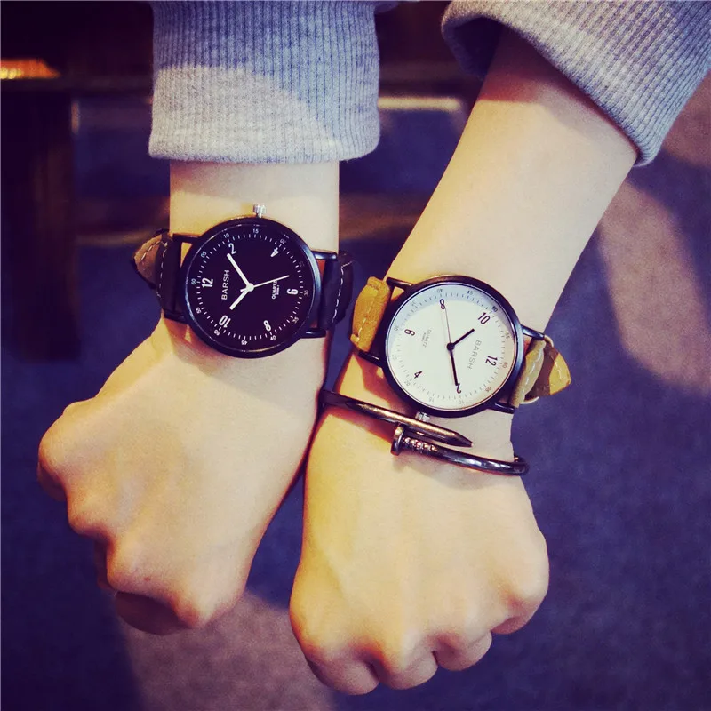 Student Function Formula Geometry Quartz Watches Men Women Couples Lover Casual Pu Leather Wristwatches