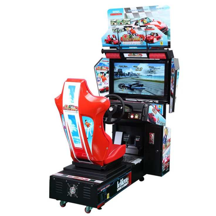 Children Arcade City Car Driving Simulator Racing Game Machine