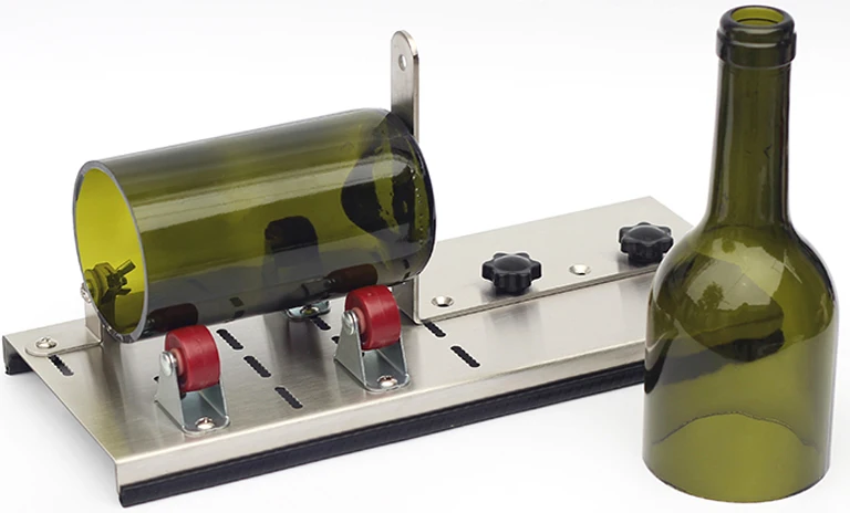 Резак для стеклянных бутылок, толщина резки 3-10 мм, алюминиевый сплав, лучший контроль резки, создание стеклянных скульптур