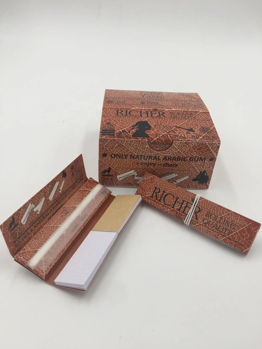 Новая стильная индивидуальная бумага для сигарет king slim size с наконечниками фильтра