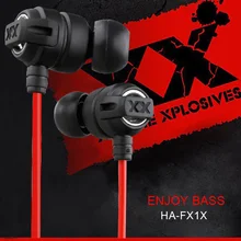 HA-FX1X HAFX1X Xtremed Xplosives Earphones In-Ear Deep bass Headphone Headset Gaming Auriculares For Sumsung IPhone mp3/mp4