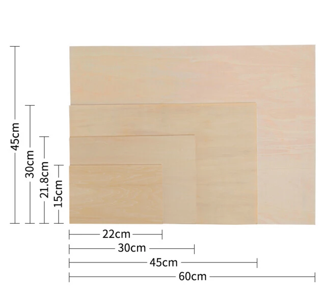 Лазерная резка фанерных досок на заказ деревянный лист «сделай сам»