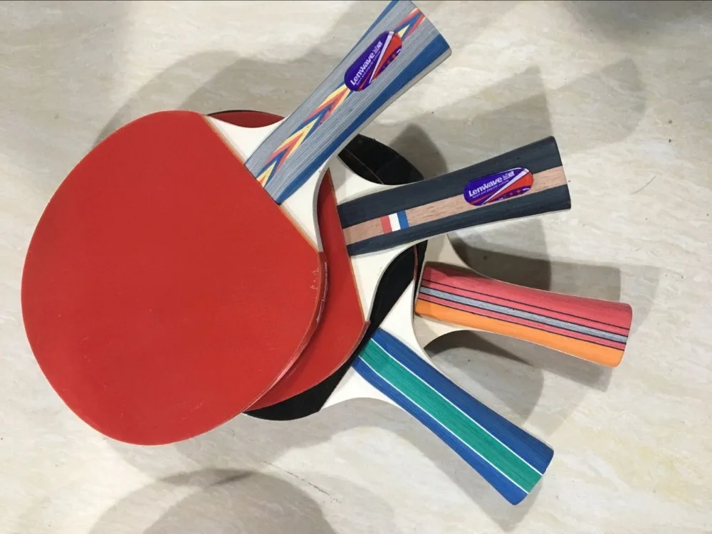 
Заводской комплект Весла для пинг-понга, деревянные чехлы из тополя, 4 игрока, 8 мячей, весло для пинг-понга 