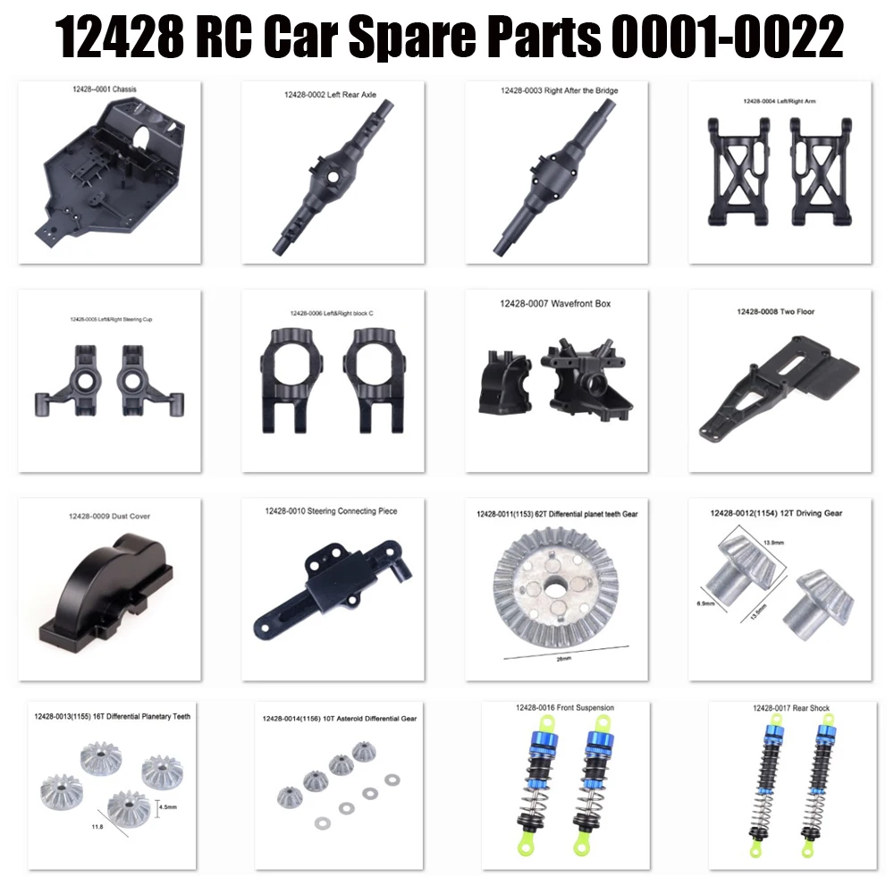 A959 Vortex Upgrade Vortex Rc Car Parts Wltoys XKS 1:12 RC Car