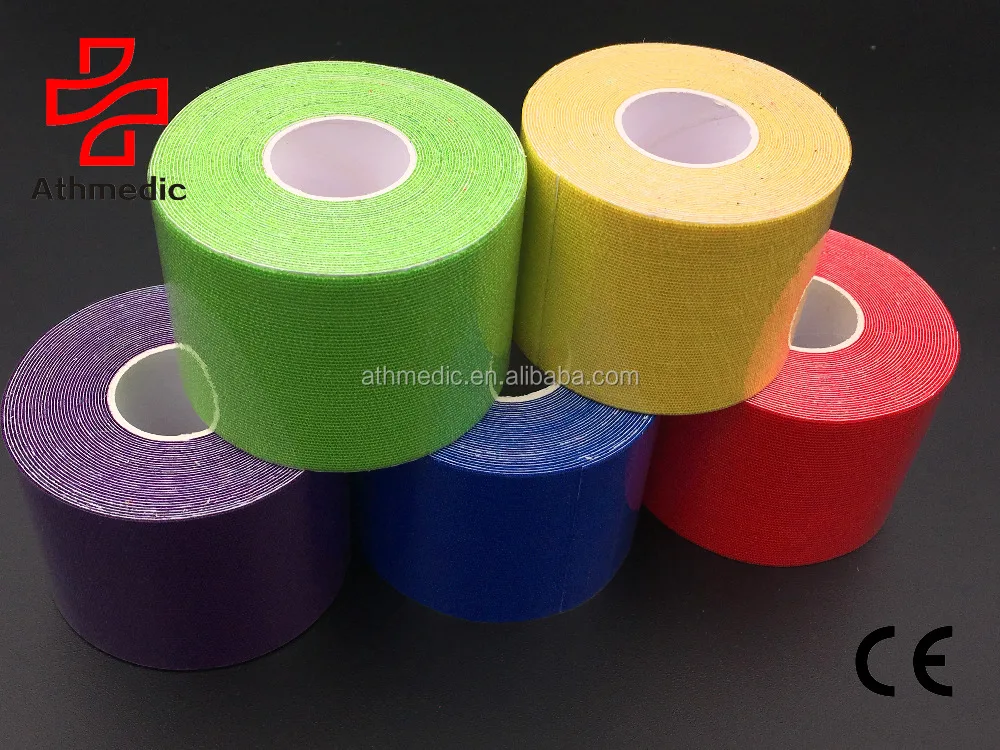 2025 Athmedic Muscle Sport 5m * 5cm Kinesiology Muscles Sports Care Elastic Physio Therapeutic Tape