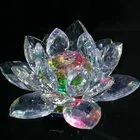 Crystal Flower Rainbow Color Crystal Lotus Flower MH-H0090