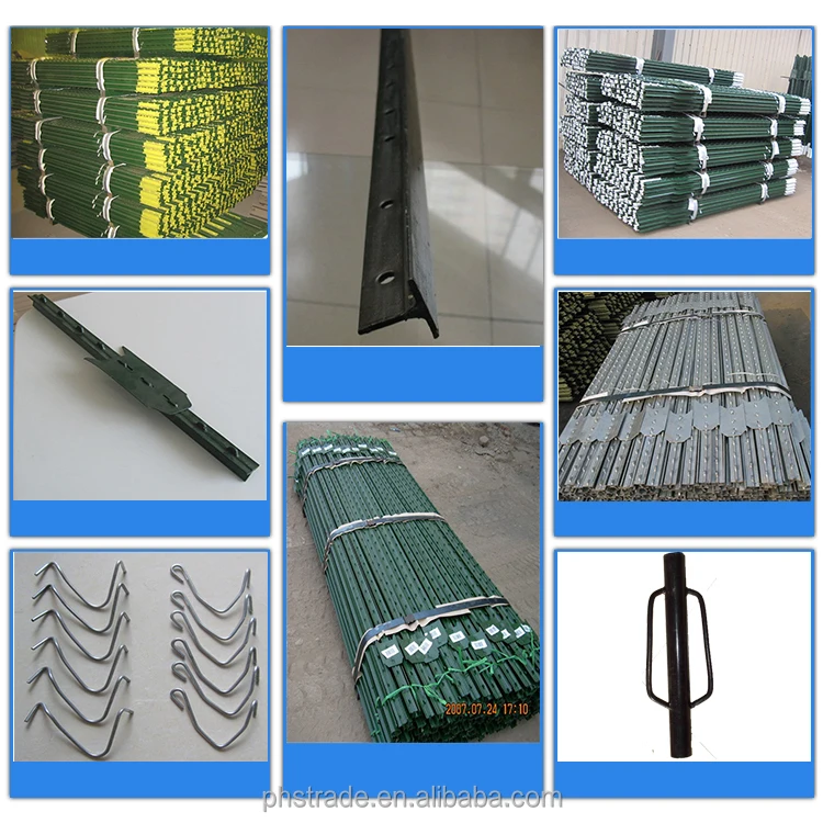 Metal Ware T Posts Wholesale 6ft Metal Galvanized T Post for Farm and Garden