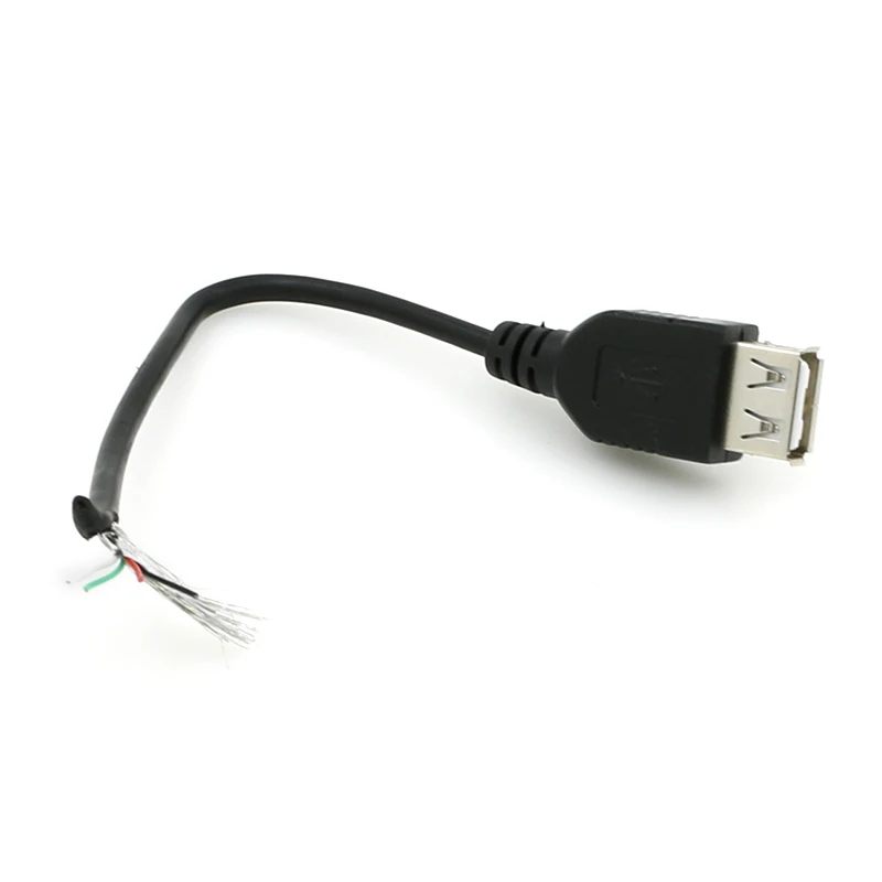 Высококачественный индивидуальный кабель для зачистки проводов, usb a, штекер, гнездо, кабель с открытым концом