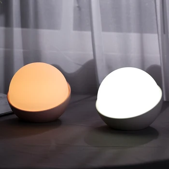 Best Selling USB Rechargeable Cute Silicone Home Decoration LED Night Light Bedside Lamp For Baby Child