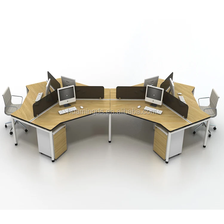 Офисная мебель project, офисная Рабочая станция на 120 градусов, офисная Рабочая станция на 6 человек