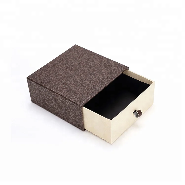 Luxury Matte Sliding Drawer Handmade Cardboard Jewelry Gift Boxes Wholesale