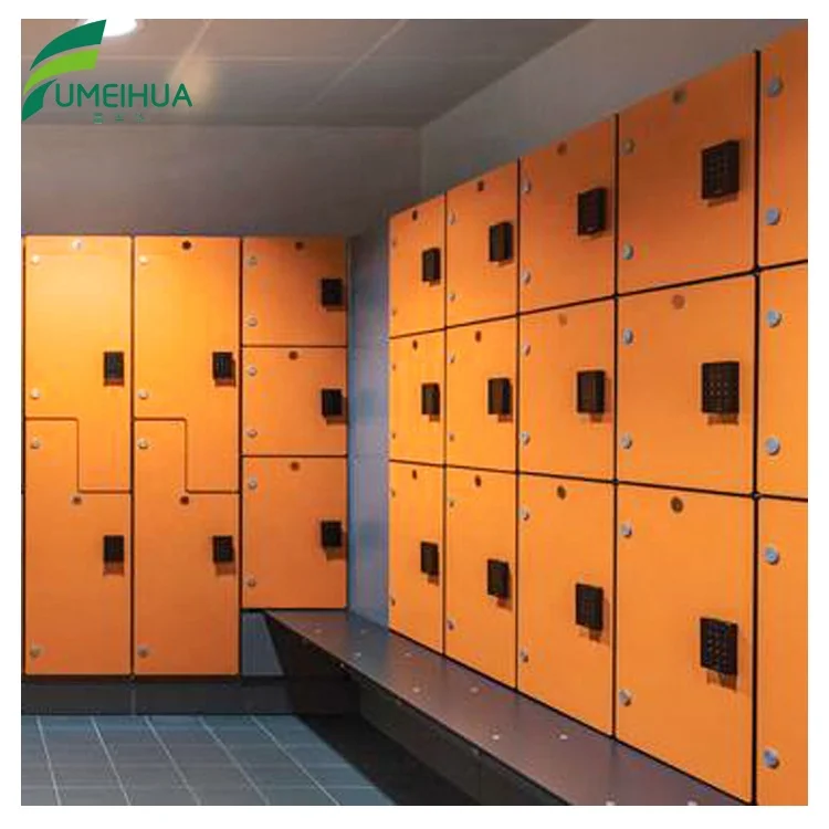 Деревянный Школьный шкафчик для танцев в тренажерном зале HPL