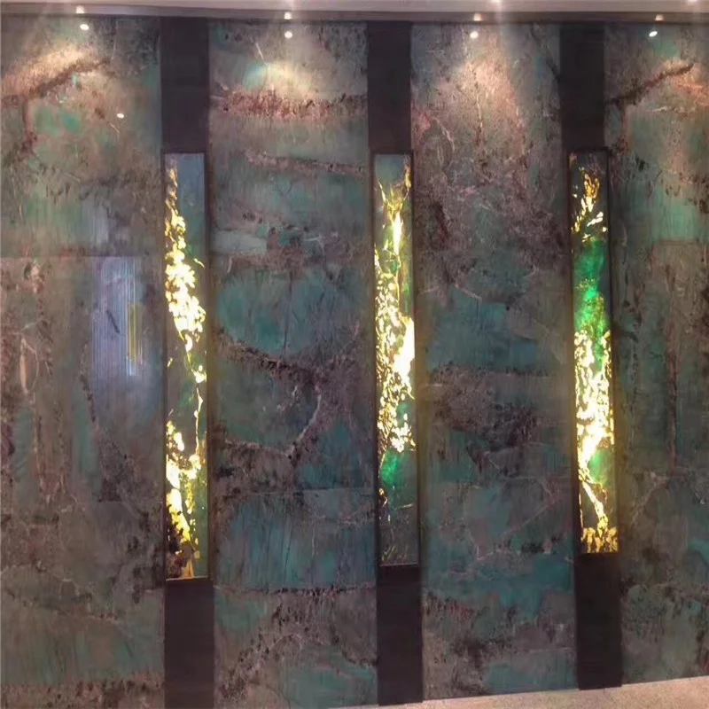 Amazonite Turquoise Green Granite Price for Polished Tiles and Slabs
