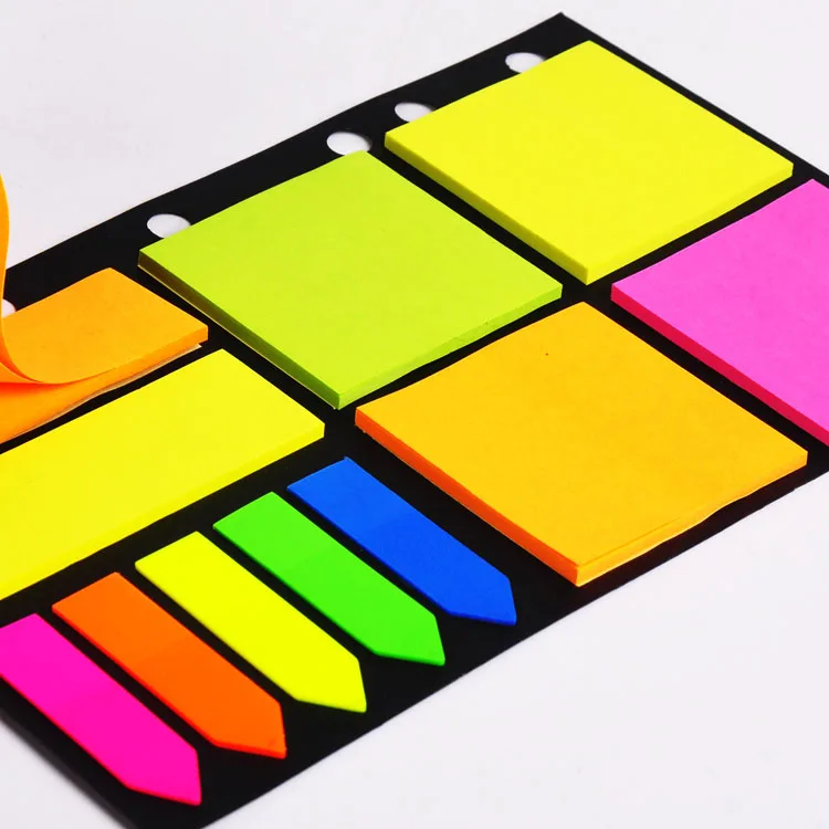Wholesale Sticky Note Set with 25sheets Different Shape  Sticky Note for Office