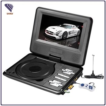 Best selling 3D EVD portable dvd player with ISDB-T for Japan and Peru