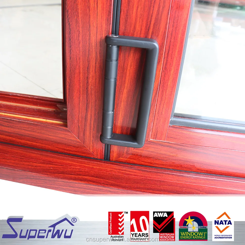 Australia standard best quality white color folding window wooden frame color bi fold windows