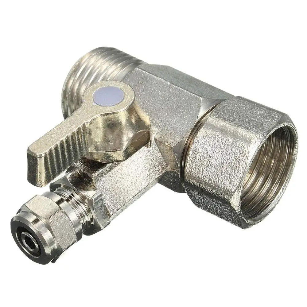 1/2 to 1/4 Inch Ro Power Filter Water Adapter Ball Valve Tap Reverse Switch