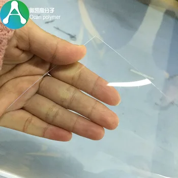 Super clear transparent rigid PVC plastic sheets with PE protective film