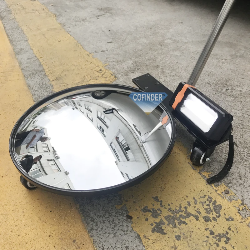 Круглое портативное выпуклое зеркало под транспортным средством, зеркало для проверки безопасности автомобиля