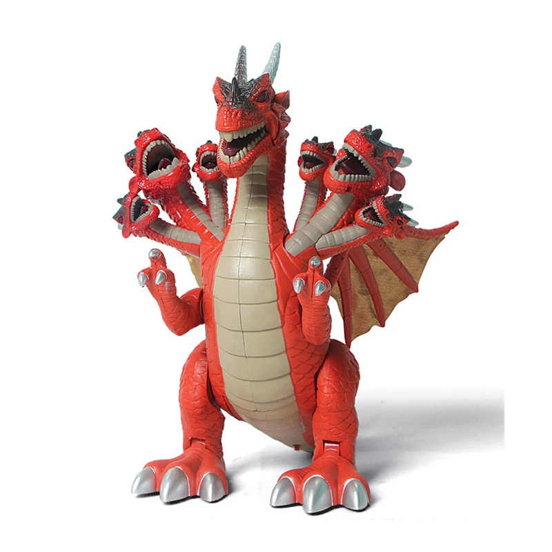 wholesale plastic electric 7 heads dinosaur toy for kids
