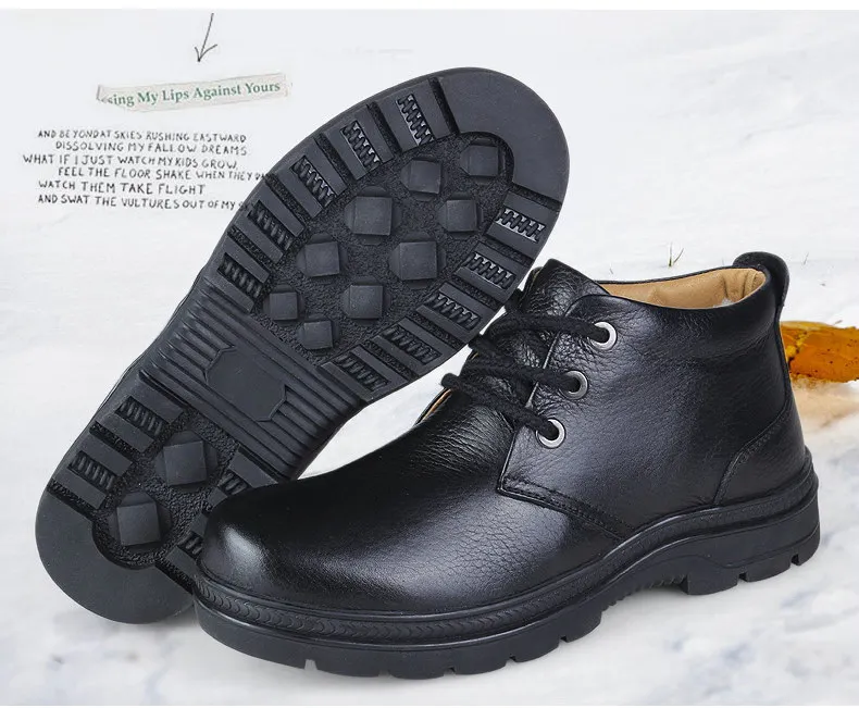 Classic Winter Mens Boots On Sale Fashion Black Shoe Boots