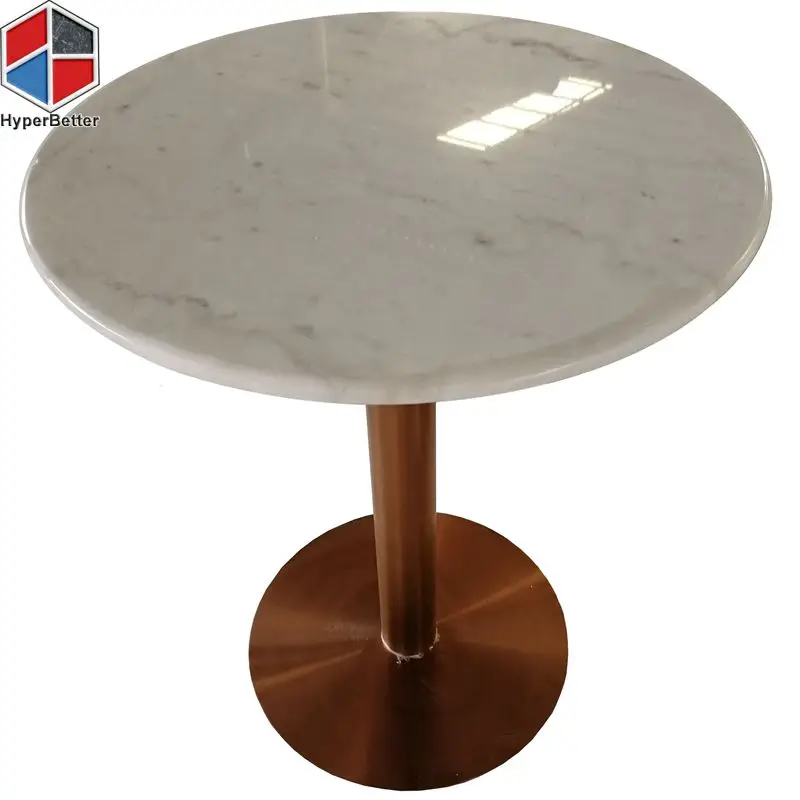 Wholesale Grace white round coffee table marble modern