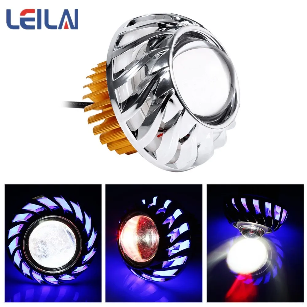 
Светодиодный ангельский налобный фонарь Dvil, стробоскопическая вспышка для мотоцикла 