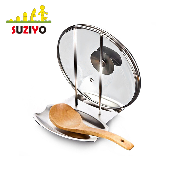 Подставка для крышек кастрюль, органайзер из нержавеющей стали для хранения суповых ложек, кухонных инструментов