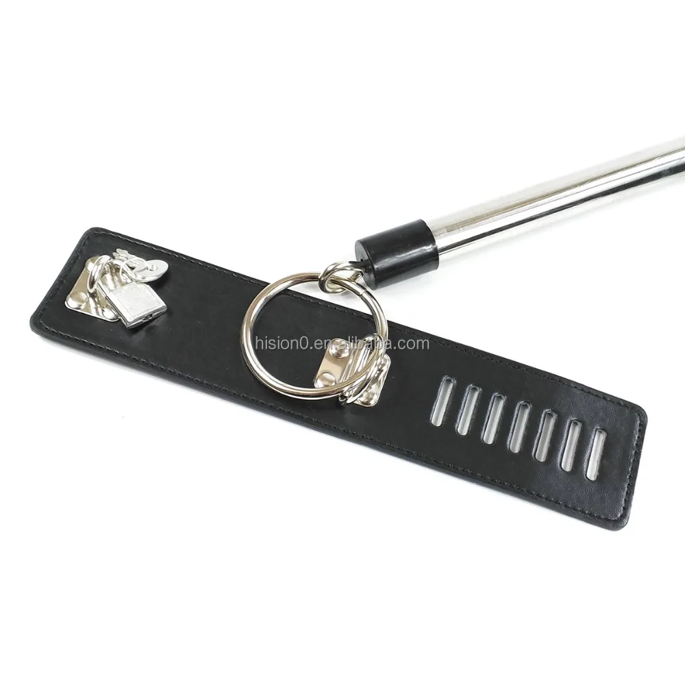 2 Colors BDSM Role Play in Slave Prisoner Not Removable Eagle Bar Kit Leather Bondage Handcuffs With Collar