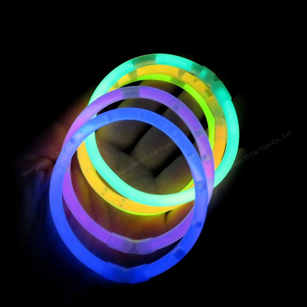 
 Загораются палочки  неоновый светящийся браслет  8 дюймов свет мигает палочки  