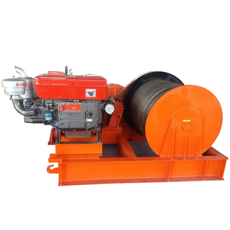 
10 ton diesel hydraulic lifting power winch 10 ton diesel hydraulic lifting power winch