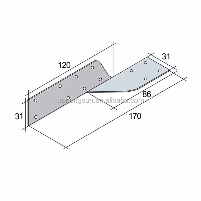 latest company news about OEM ODM Custom Galvanized Metal Hurricane Tie Heavy Duty Hurricane Straps   1