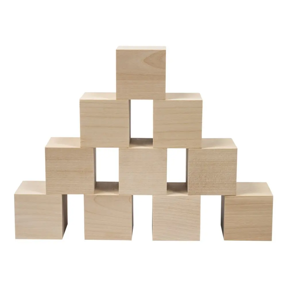 square wood blocks for crafts