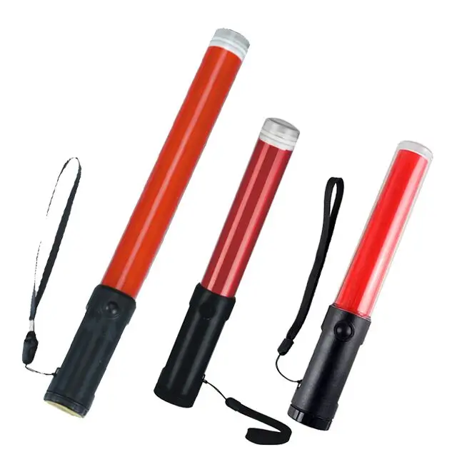 Magnetic Led Traffic Wands Battery Led Traffic Control Baton 10\