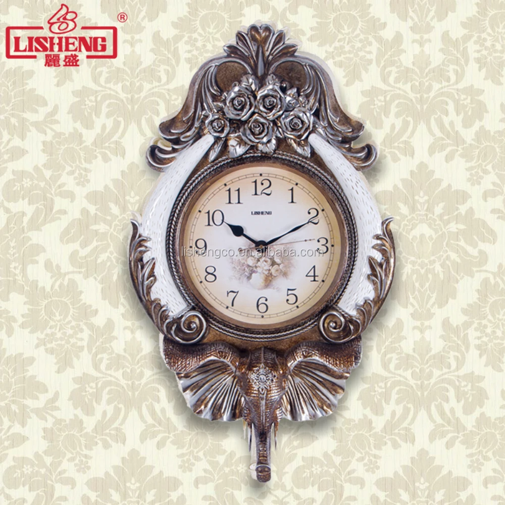 Elephant Antique Plastic Wall Clock Classic Quartz Wall Clock B8151 Buy Decorative Wall Clock