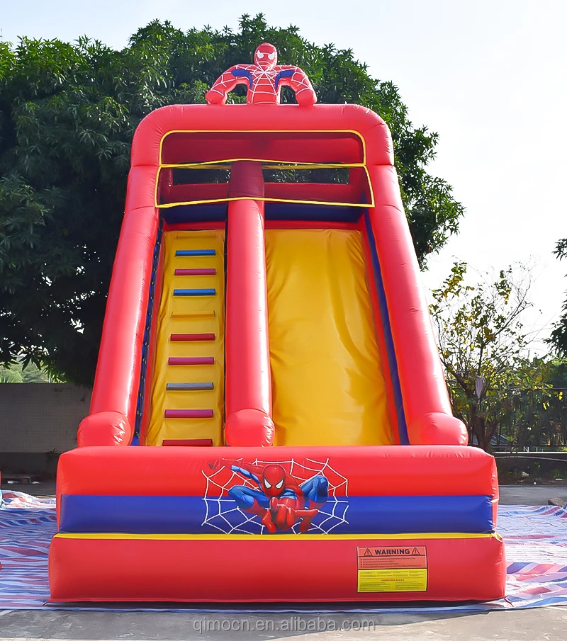 2019 новый стиль надувная горка Человек-паук, мультяшная надувная горка для продажи, надувная Милая горка для детей