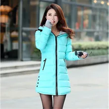 Wadded Jacket Female 2016 New Women’s Winter Jacket Down Cotton Jacket Slim Parkas Ladies Coat Plus Size M-XXXL C1263