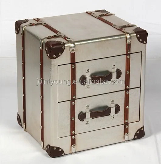 アルミ製ヴィンテージ収納トランク引き出し2個付き Buy 収納トランク ヴィンテージトランク アルミトランク Product On Alibaba Com