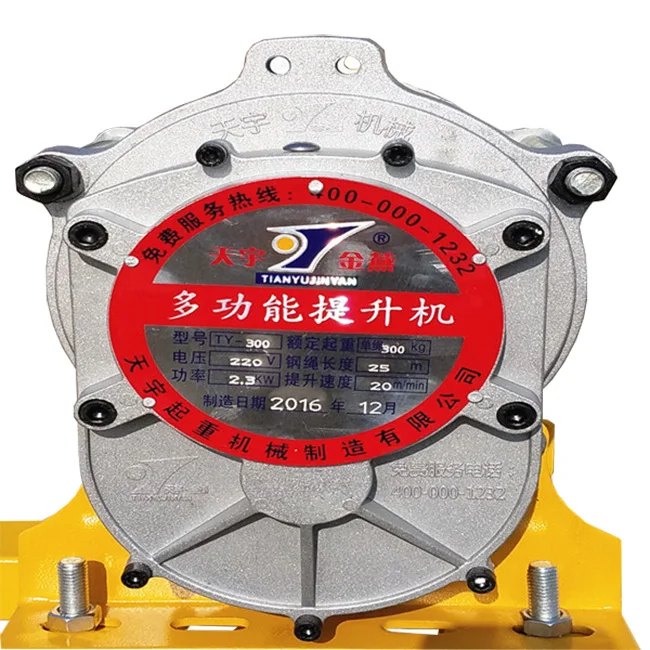 Ship to Philippines Electric Hoist Motor Electric Winches for Hoist
