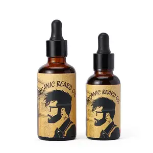 2026 Custom Organic Beard Oil and Balm Set Natural Ingredients for Men's Beard Growth and Grooming