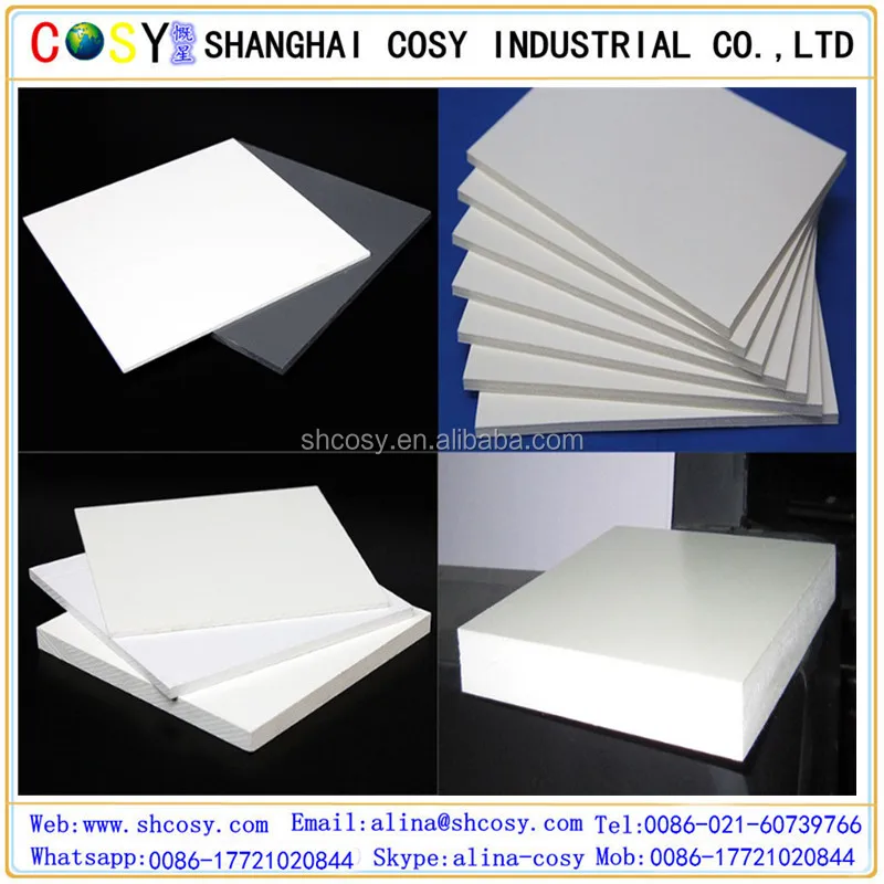 Plastic Pvc Plaat/Komacel Vel/Komatex Pvc Foam Board