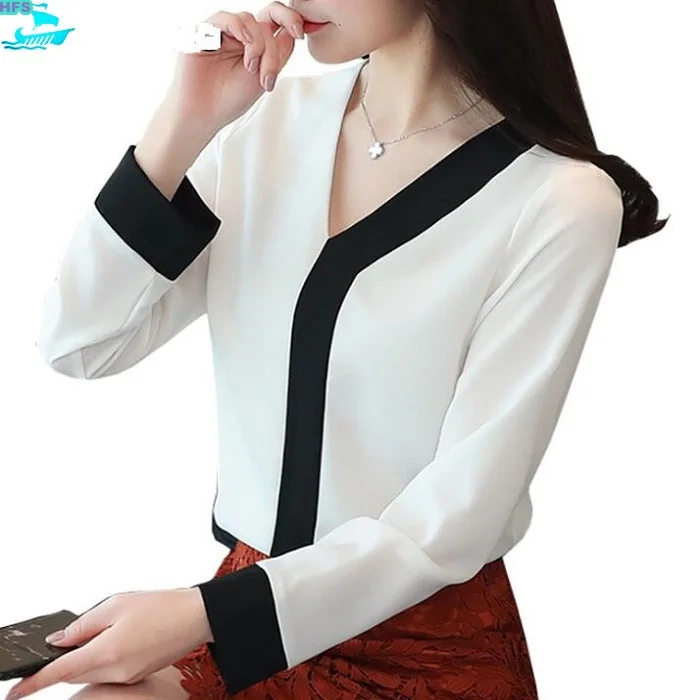 korean chiffon blouse