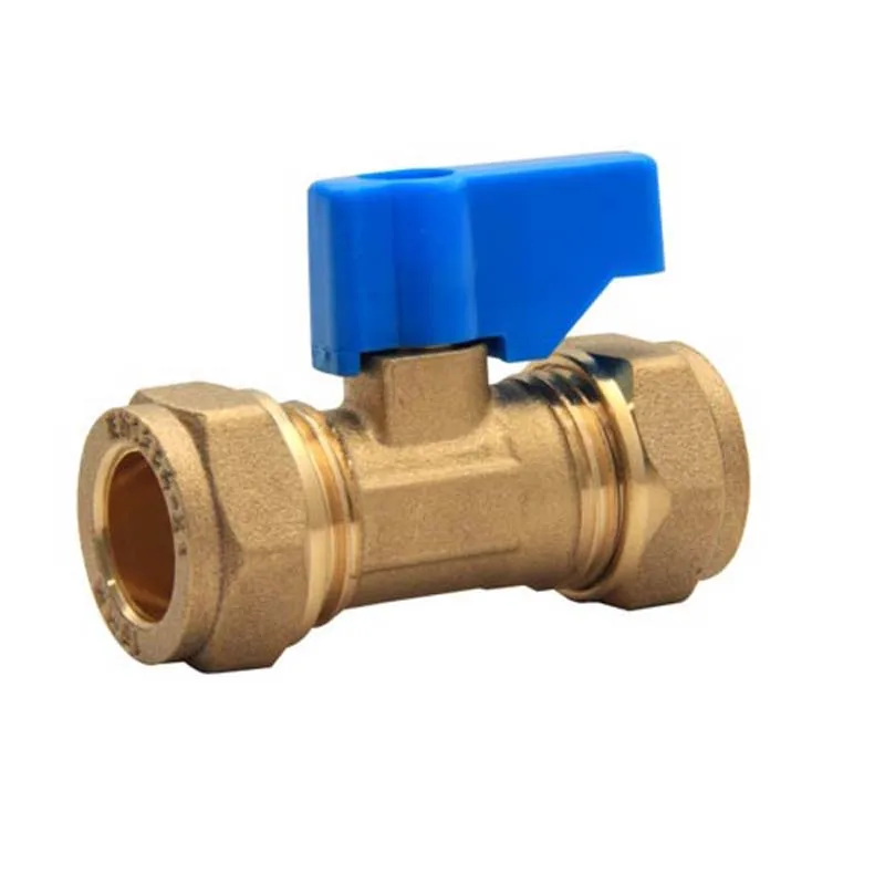 Brass  copper connector water control valve 1/2 inch small mini ball valve