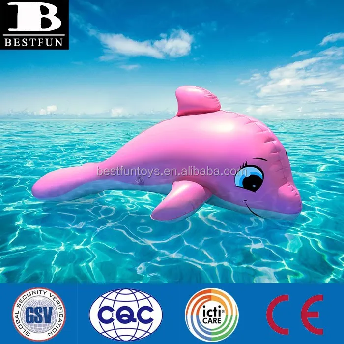 Hanging Inflatable Dolphin Pool Toys PVC Animals Water Beach Toys Novelties Toys Inflatable Customized Balloon