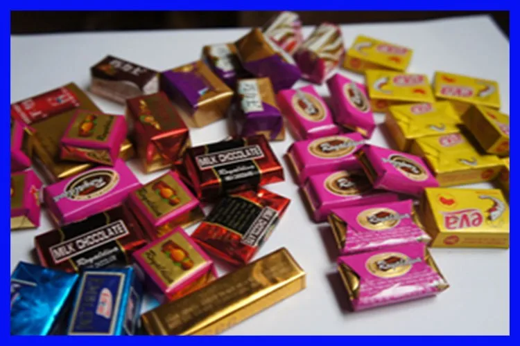 Folding Chocolate Packaging Packing Fold Wrapping Machine High Speed ...