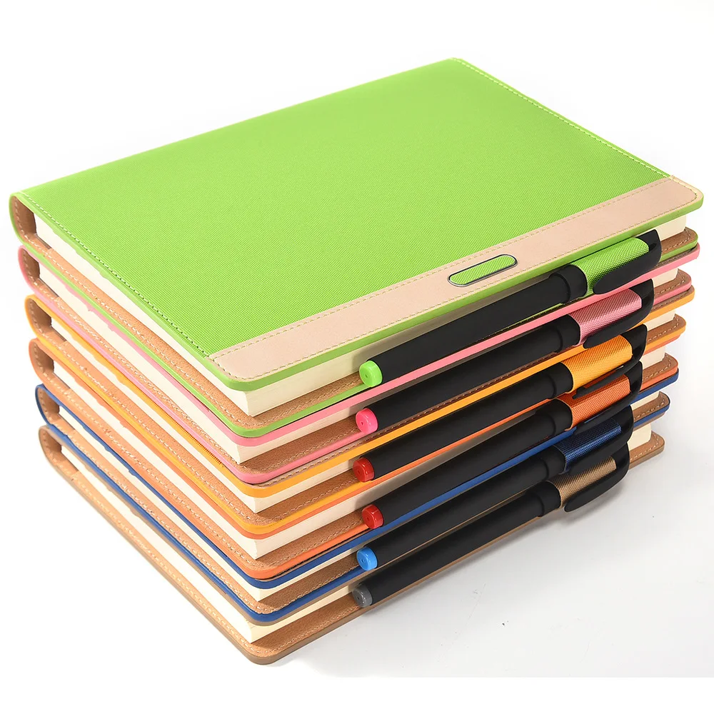 Минута блокнот с ручкой из искусственной кожи по индивидуальному заказу из Искусственной ПУ-кожи; 120 бумажных листов бумаги индивидуальный Магнитный