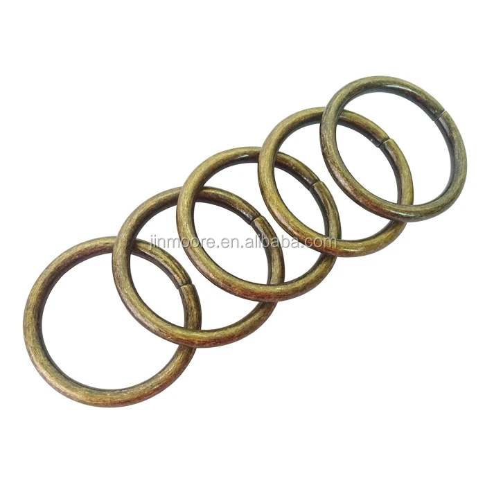 High Quality Non-Welded 32*4mm Thick Metal O-Rings In 5 Colors