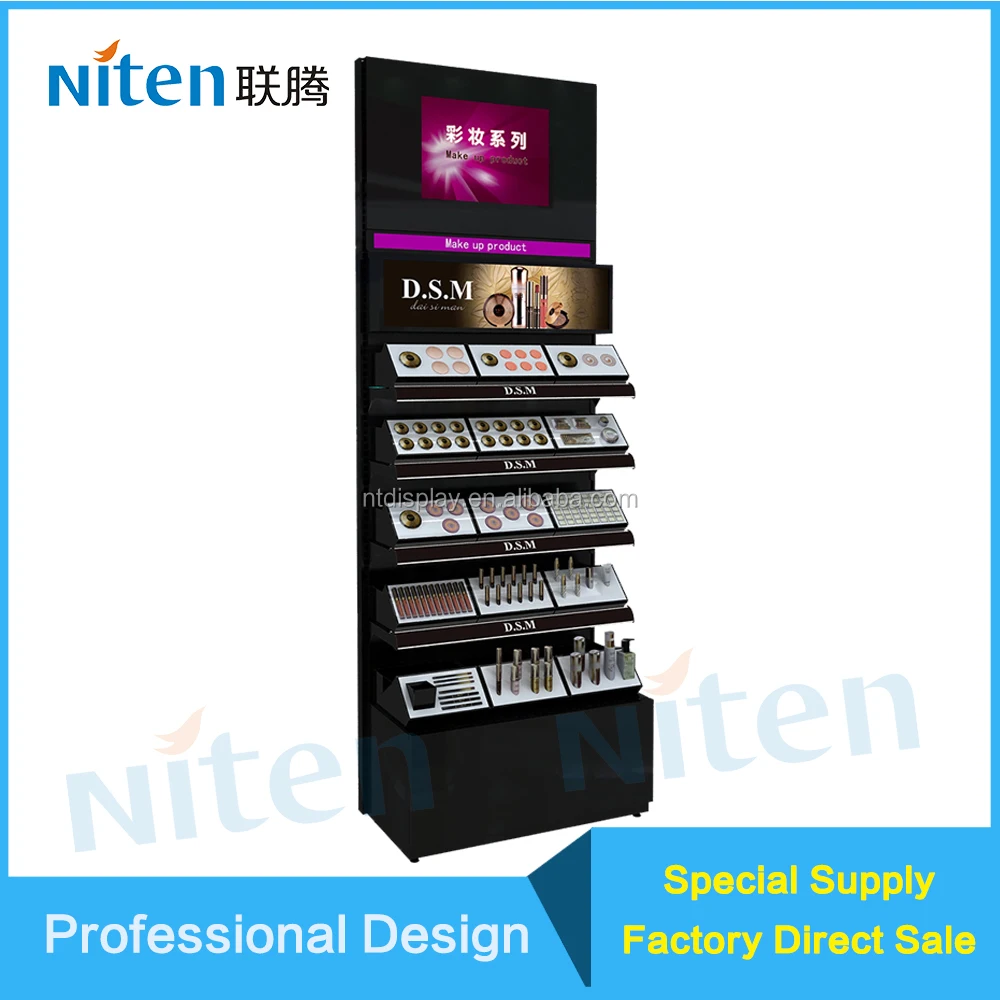 Makeup Cosmetic Display Stand Cosmetic Display Rack Stand for Sales