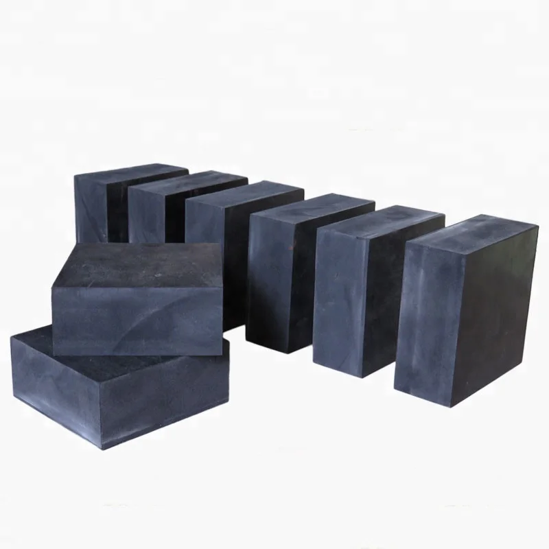 natural rubber black rubber block for